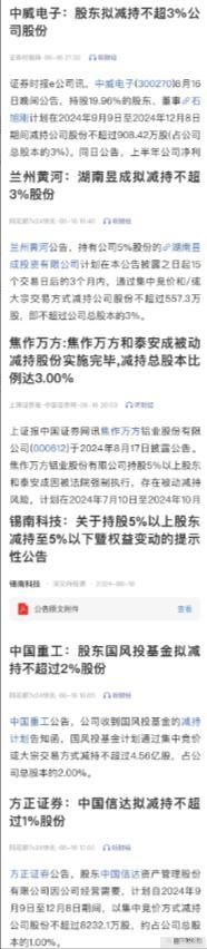 麻将胡了在线试玩感恩A股!优良减持环境促23家公司周末发布减持公告